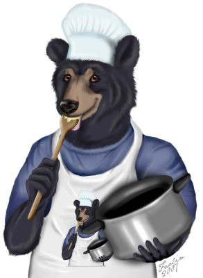 Cooking Bear